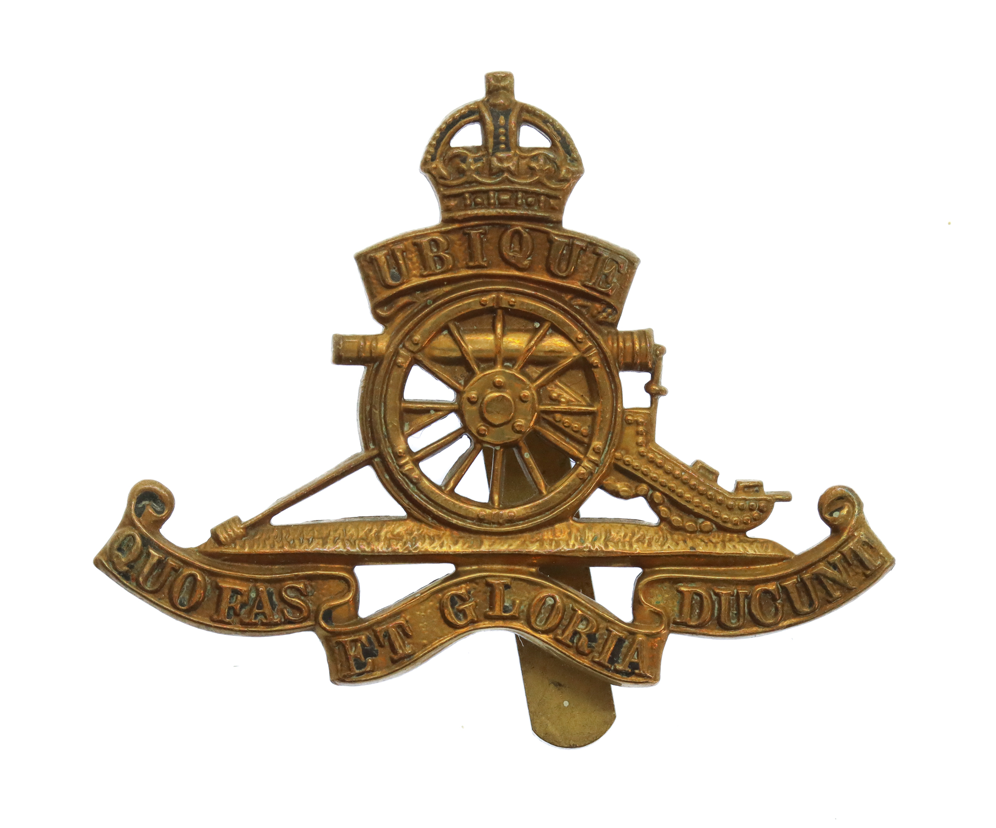 Royal Artillery Beret Badge - King's Crown