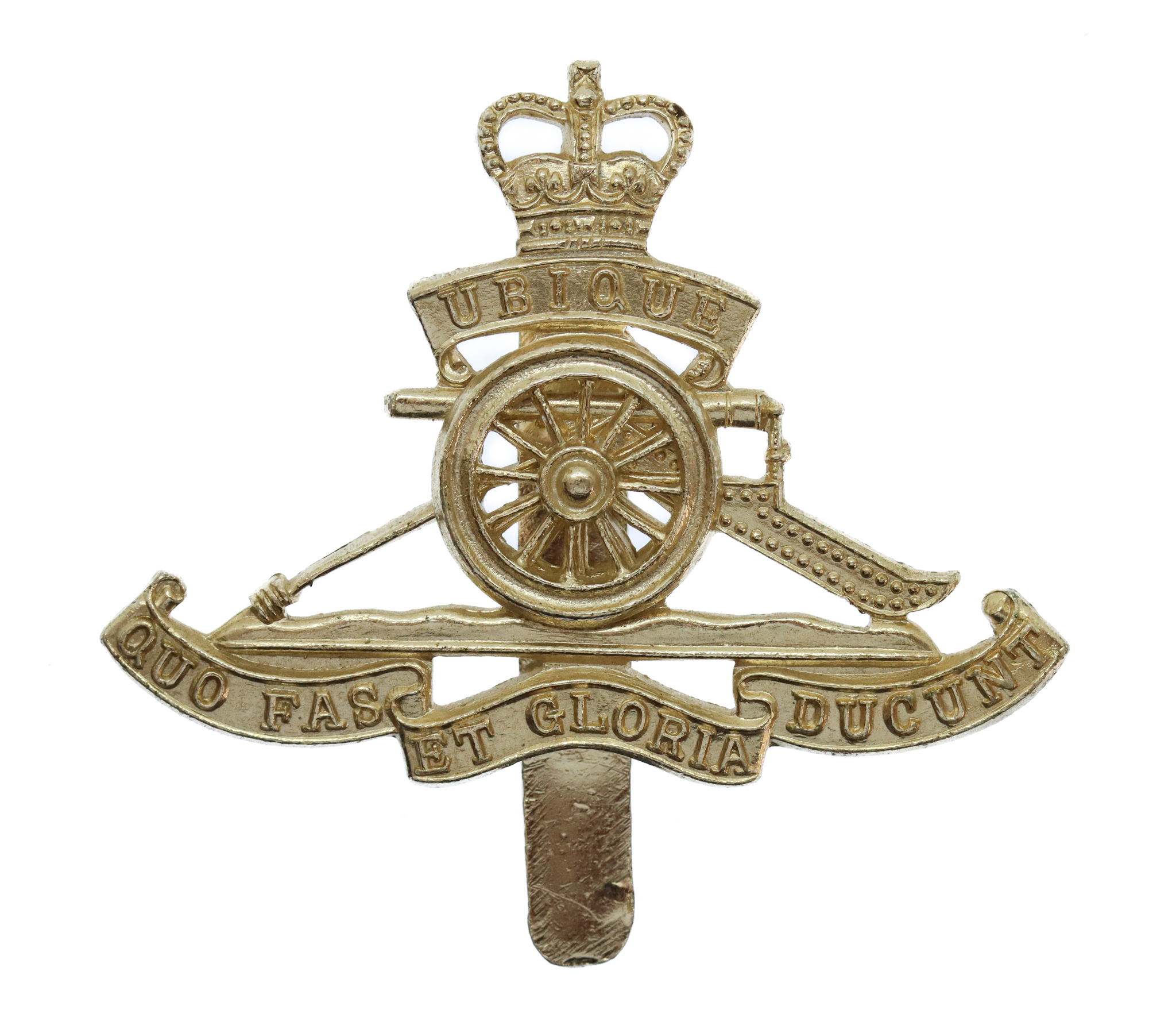 Royal Artillery Anodised (Staybrite) Beret Badge 