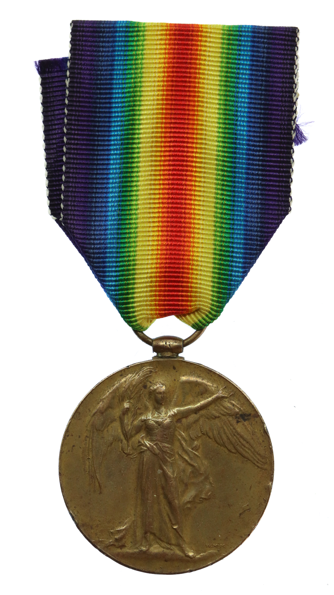 WW1 Victory Medal - Pte.2. W.J. Lumley, Royal Air Force - Wounded