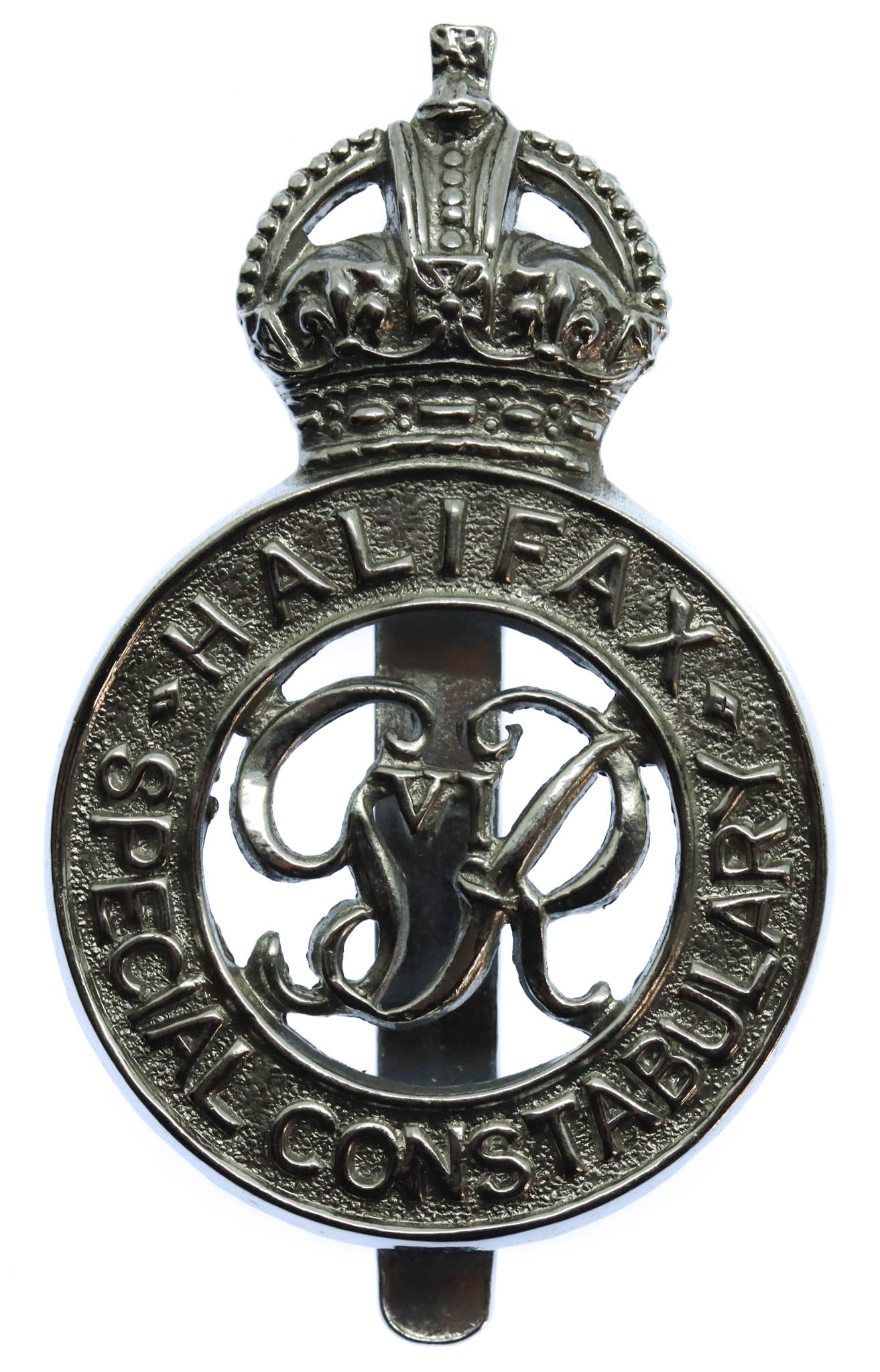 George VI Halifax Special Constabulary Cap Badge