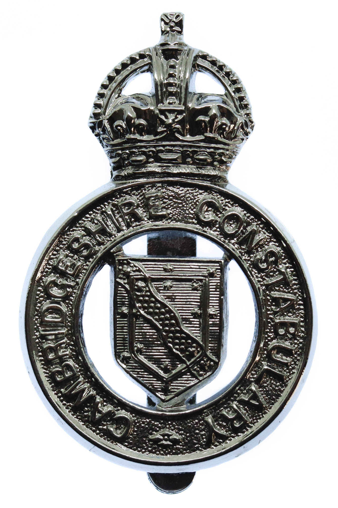 Cambridgeshire Constabulary Cap Badge - King's Crown