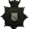 Cambridgeshire Constabulary Black Helmet Plate - Queen's Crown