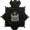West Suffolk Constabulary Black Helmet Plate - King's Crown