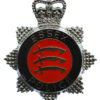 Essex Police Senior Officer's Enamelled Cap Badge - Queen's Crown
