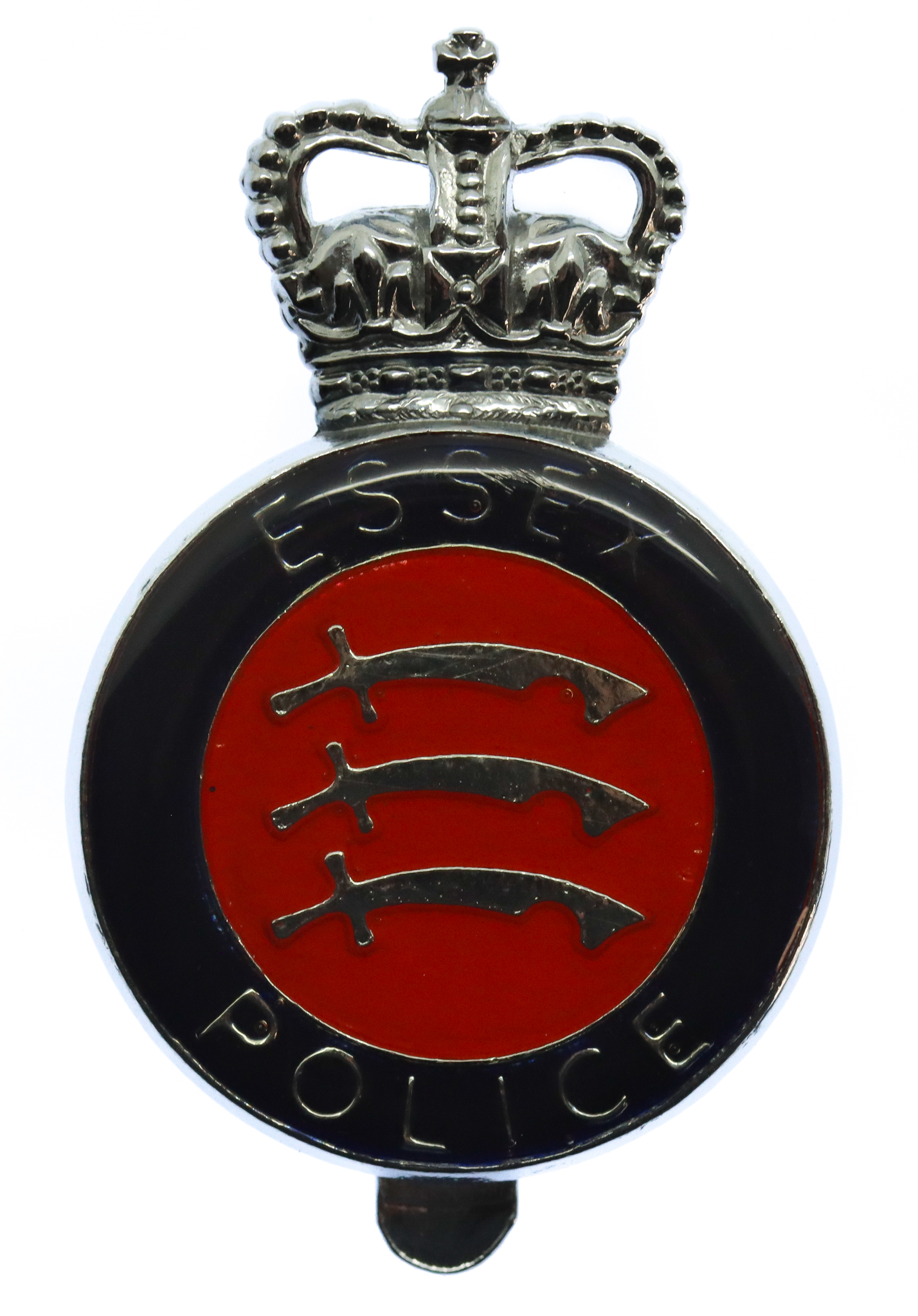 Essex Police Enamelled Cap Badge - Queen's Crown
