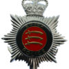 Essex Police Enamelled Helmet Plate - Queen's Crown
