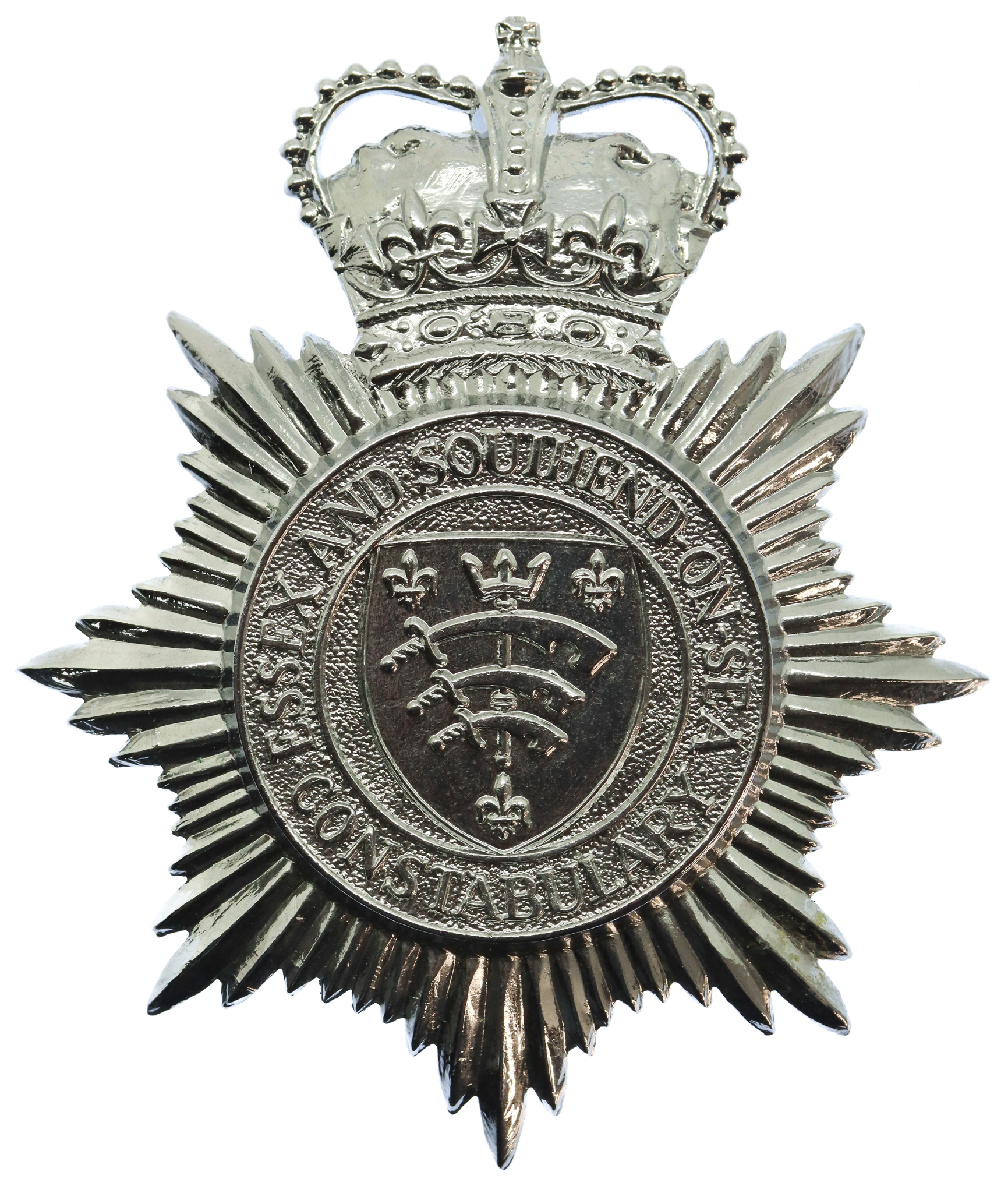 Essex and Southend-on-Sea Constabulary Helmet Plate - Queen's Crown
