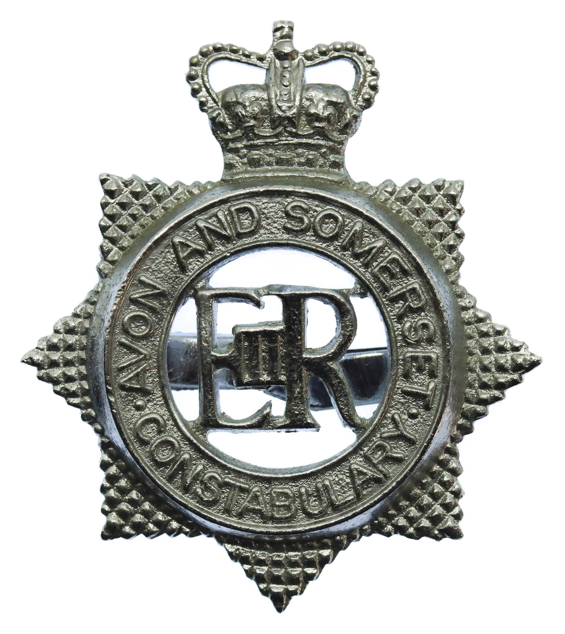 Avon & Somerset Constabulary Cap Badge - Queen's Crown
