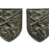 Pair of Somersetshire Constabulary Collar Badges