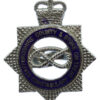 Staffordshire County & Stoke - on -Trent Constabulary Senior Officer's Enamelled Cap Badge - Queen's Crown