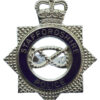 Staffordshire Police Senior Officer's Enamelled Cap Badge - Queen's Crown