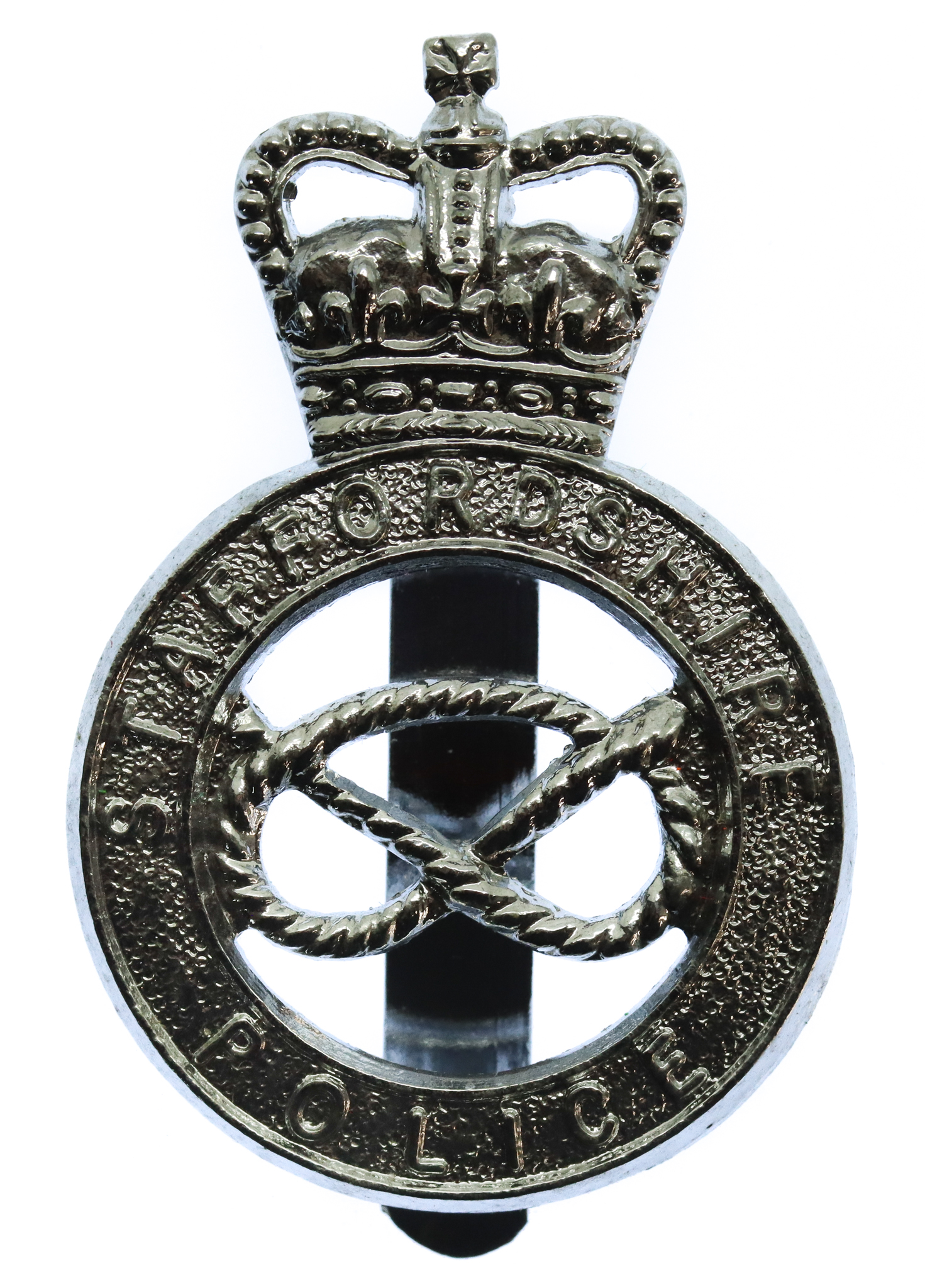 Staffordshire Police Cap Badge - Queen's Crown