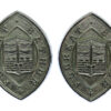 Pair of Bath City Police Collar Badges