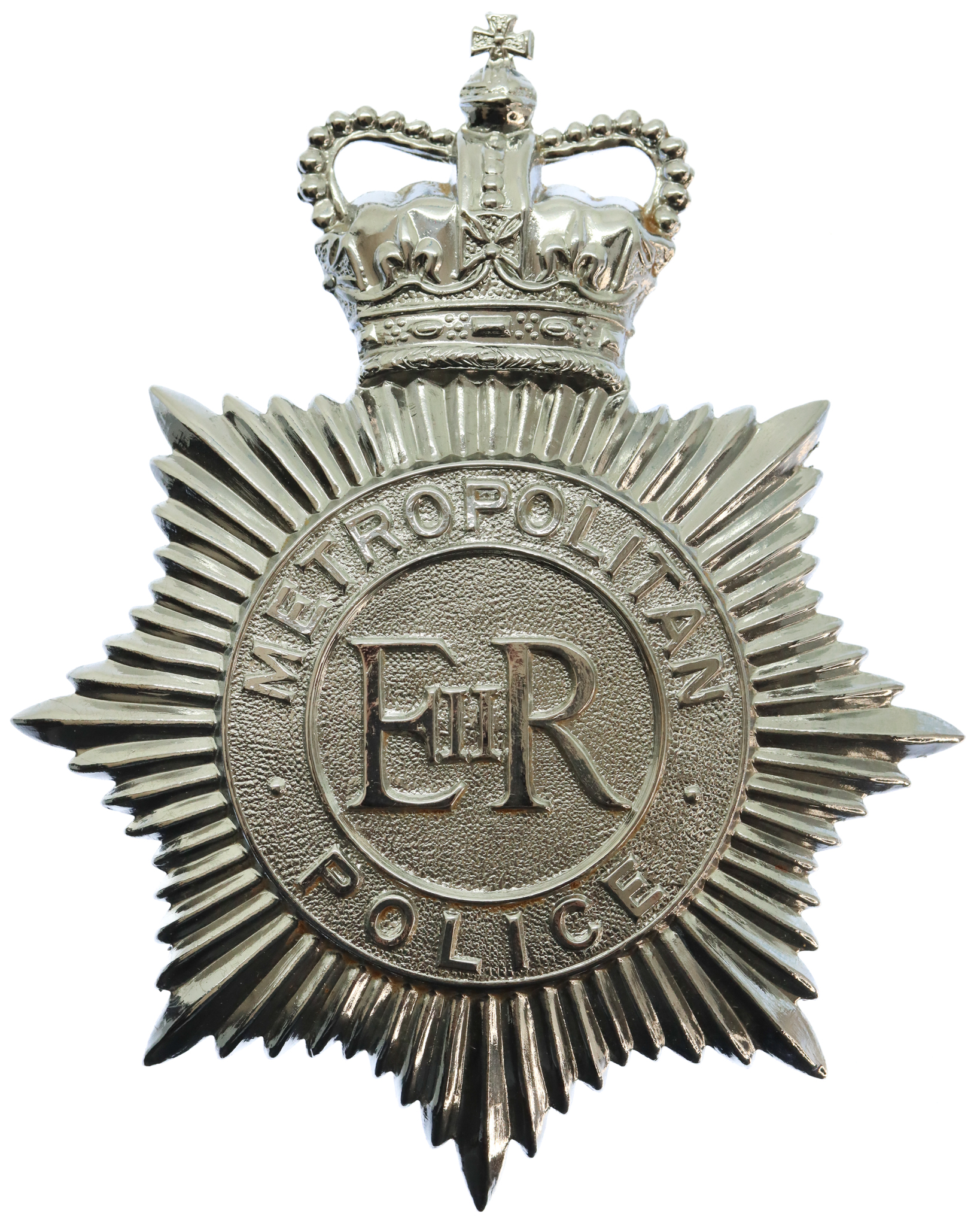 Metropolitan Police Helmet Plate - Queen's Crown