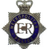 Metropolitan Police Senior Officer's Enamelled Cap Badge - Queen's Crown
