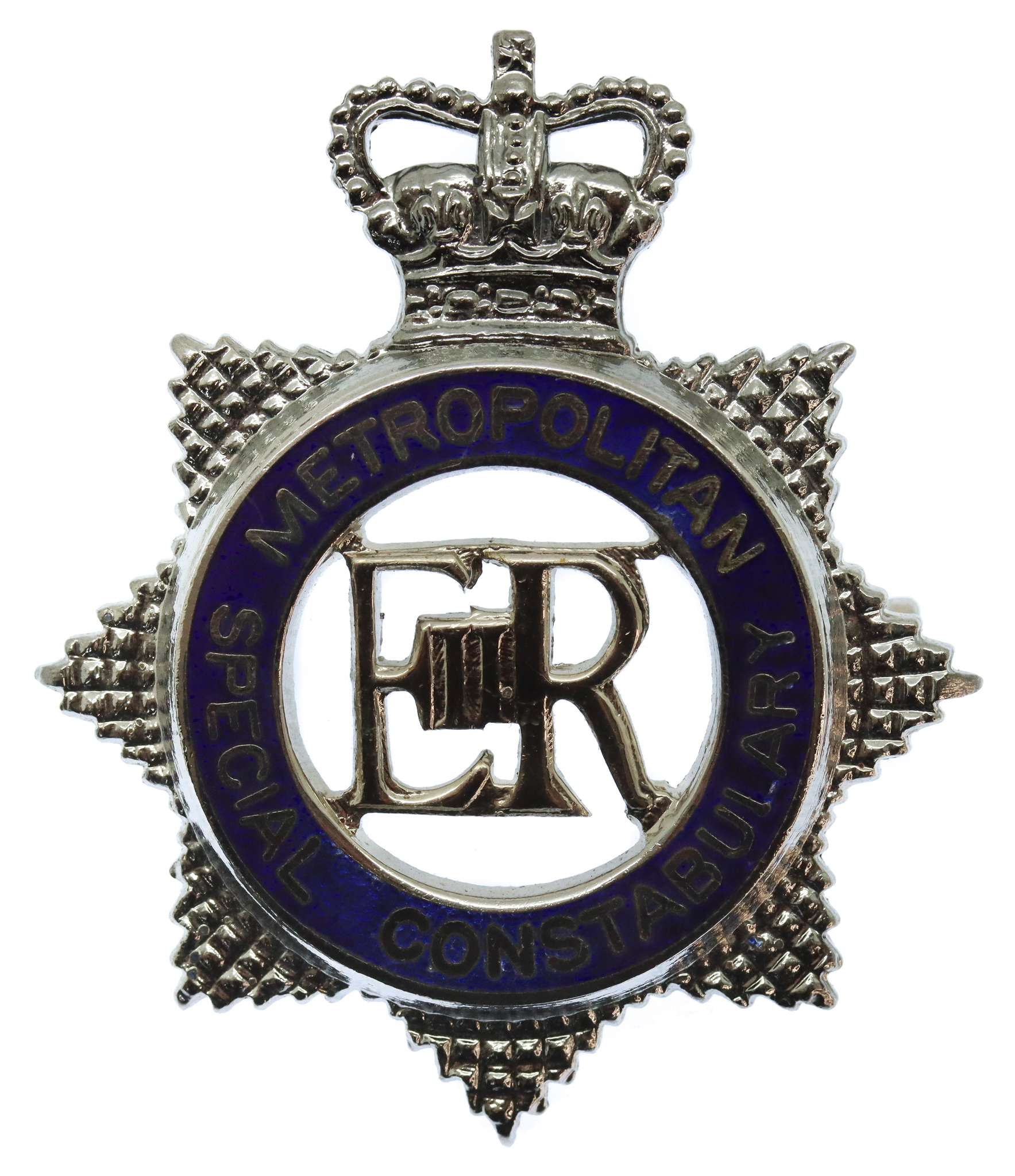 Metropolitan Special Constabulary Senior Officer's Enamelled Cap Badge - King's Crown