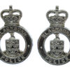 Pair of Blackburn Borough Police Collar Badges - Queen's Crown