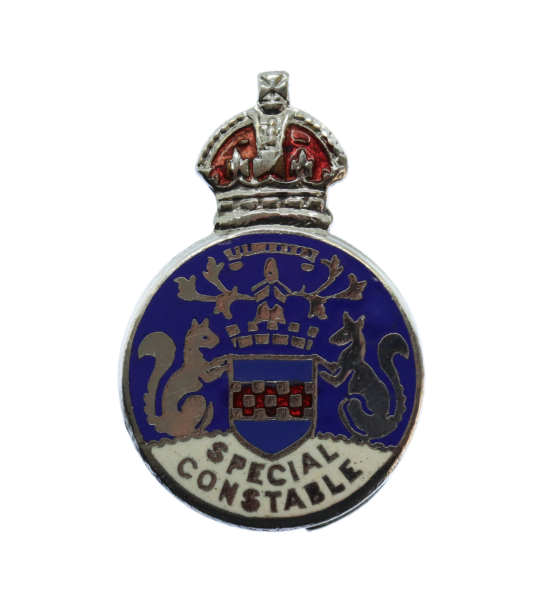 Kilmarnock Special Constable Enamelled Lapel Badge - King's Crown