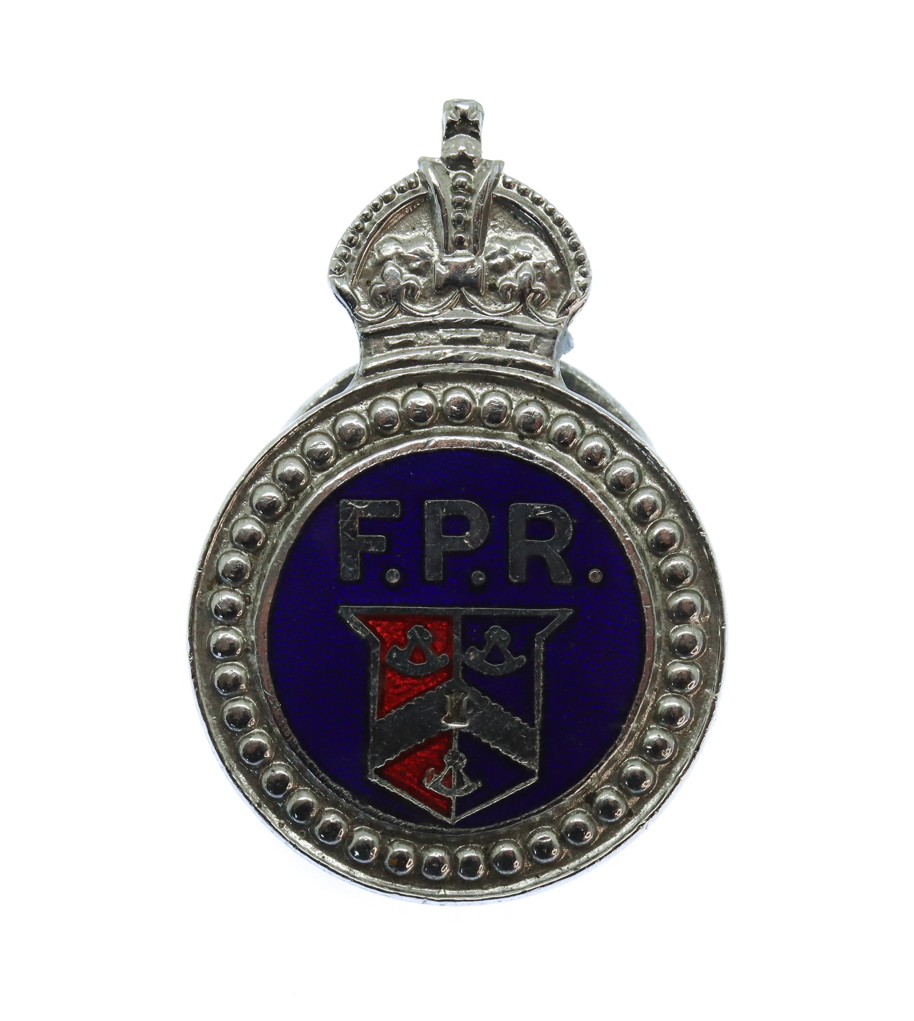 Bradford City Police First Police Reserve Enamelled Lapel Badge - King's Crown