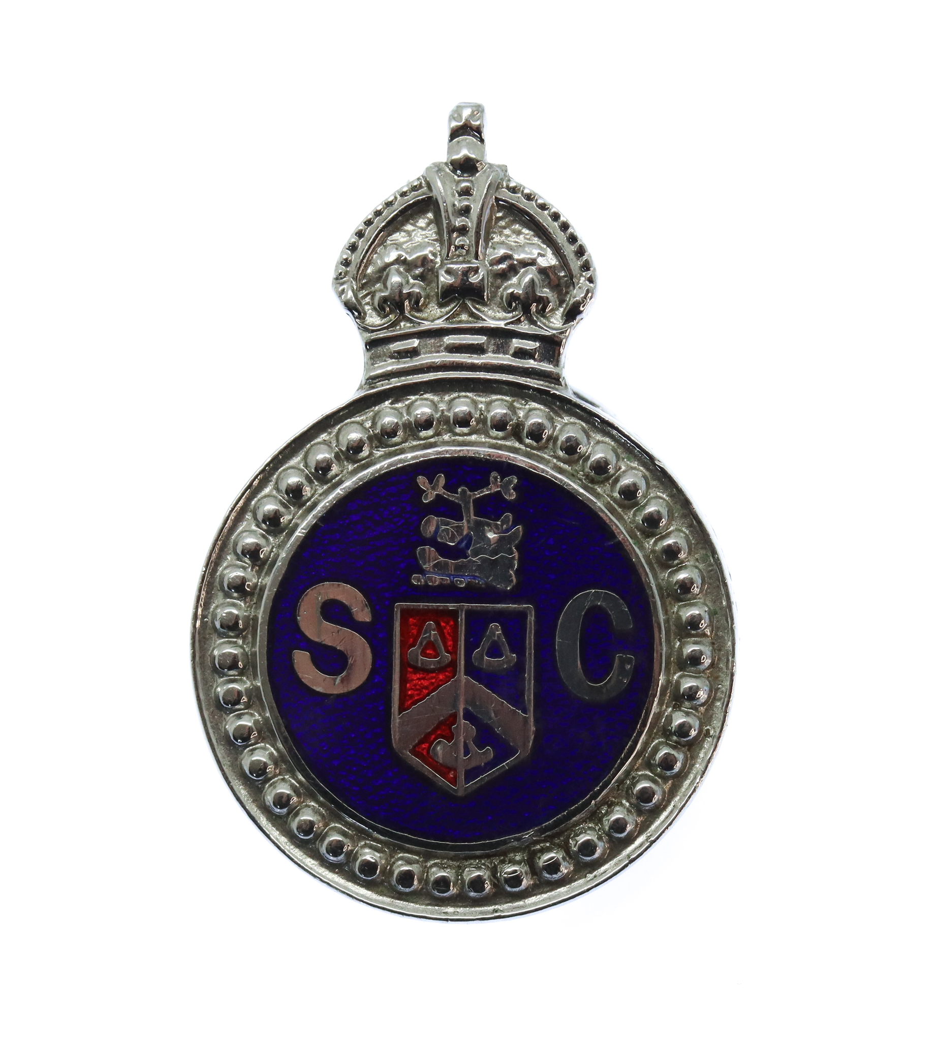 Bradford Special Constabulary Enamelled Lapel Badge - King's Crown 