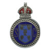 Reading Special Constabulary Enamelled Lapel Badge - King's Crown