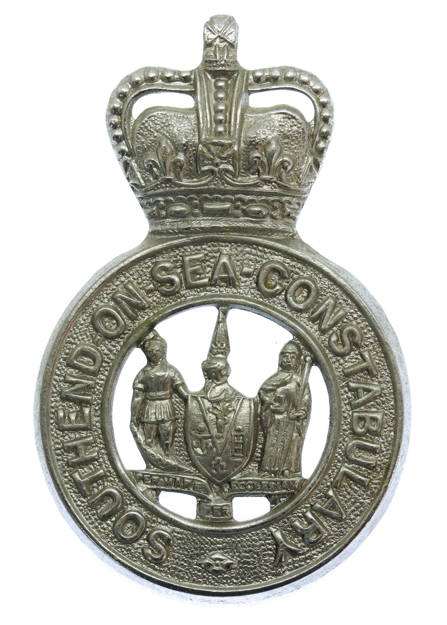 Southend-on-Sea Constabulary Cap Badge - Queen's Crown