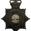 Worcestershire Constabulary Night Helmet Plate - Queen's Crown