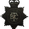 British Transport Commission (B.T.C.) Police Helmet Plate - Queen's Crown