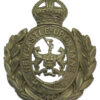 Newcastle-Upon-Tyne City Police Wreath Helmet Plate - King's Crown
