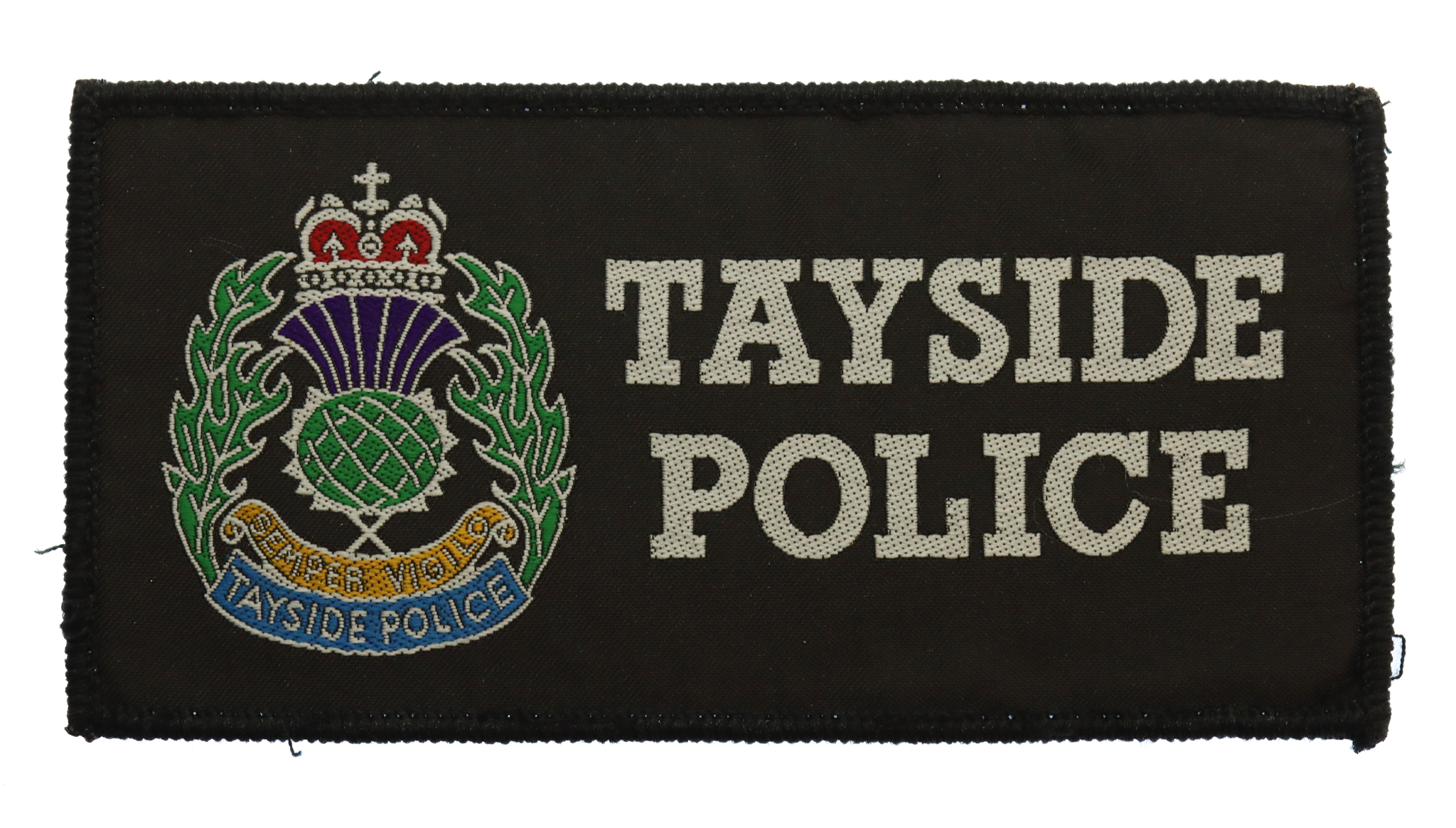 Tayside Police Cloth Patch Badge