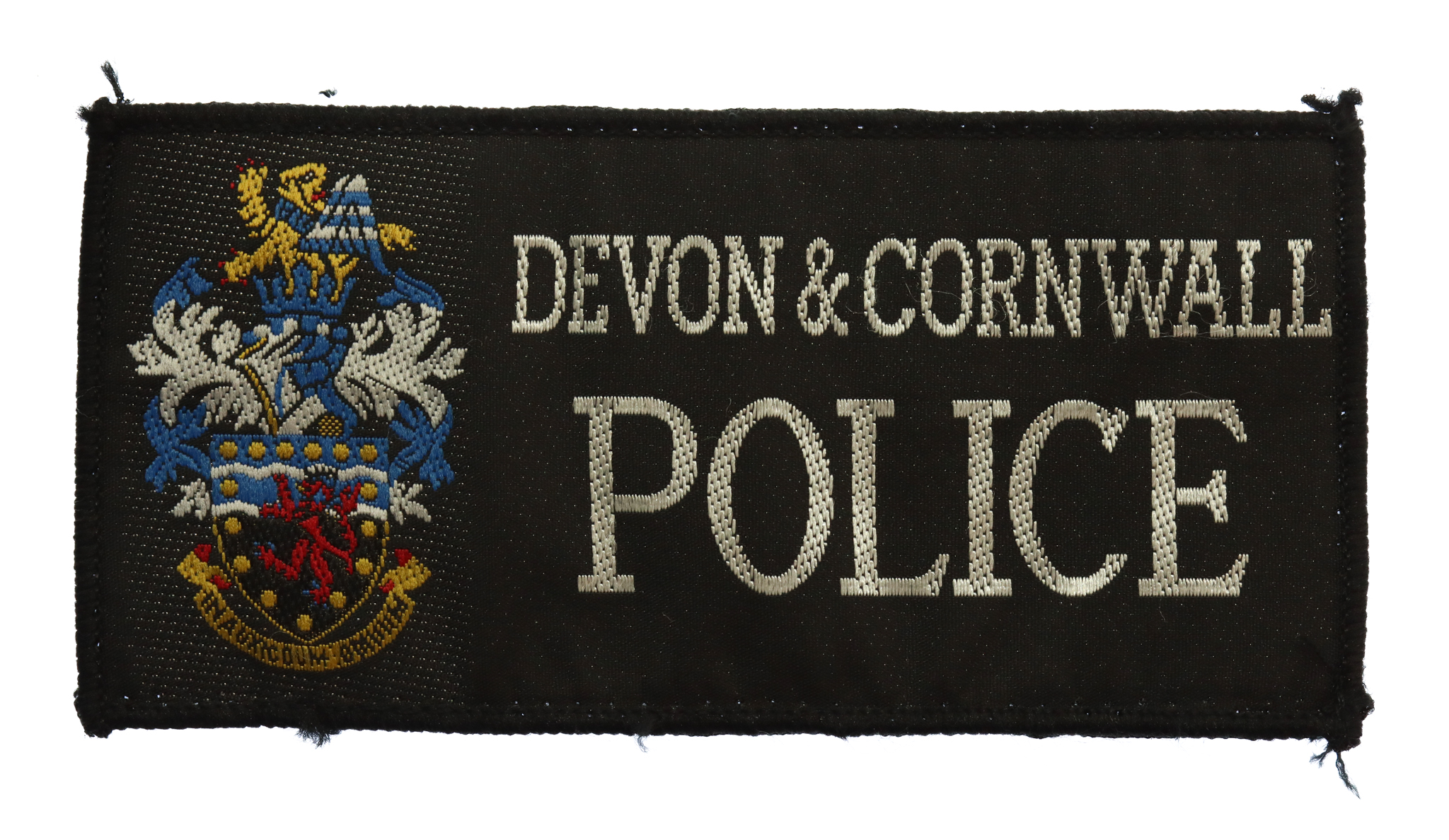 Devon & Cornwall Police Cloth Patch Badge