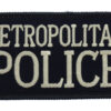 Metropolitan Police Cloth Patch Badge (Blue)