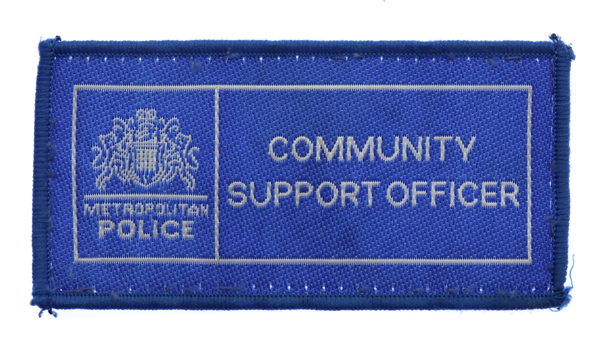 Metropolitan Police Community Support Officer Cloth Patch Badge