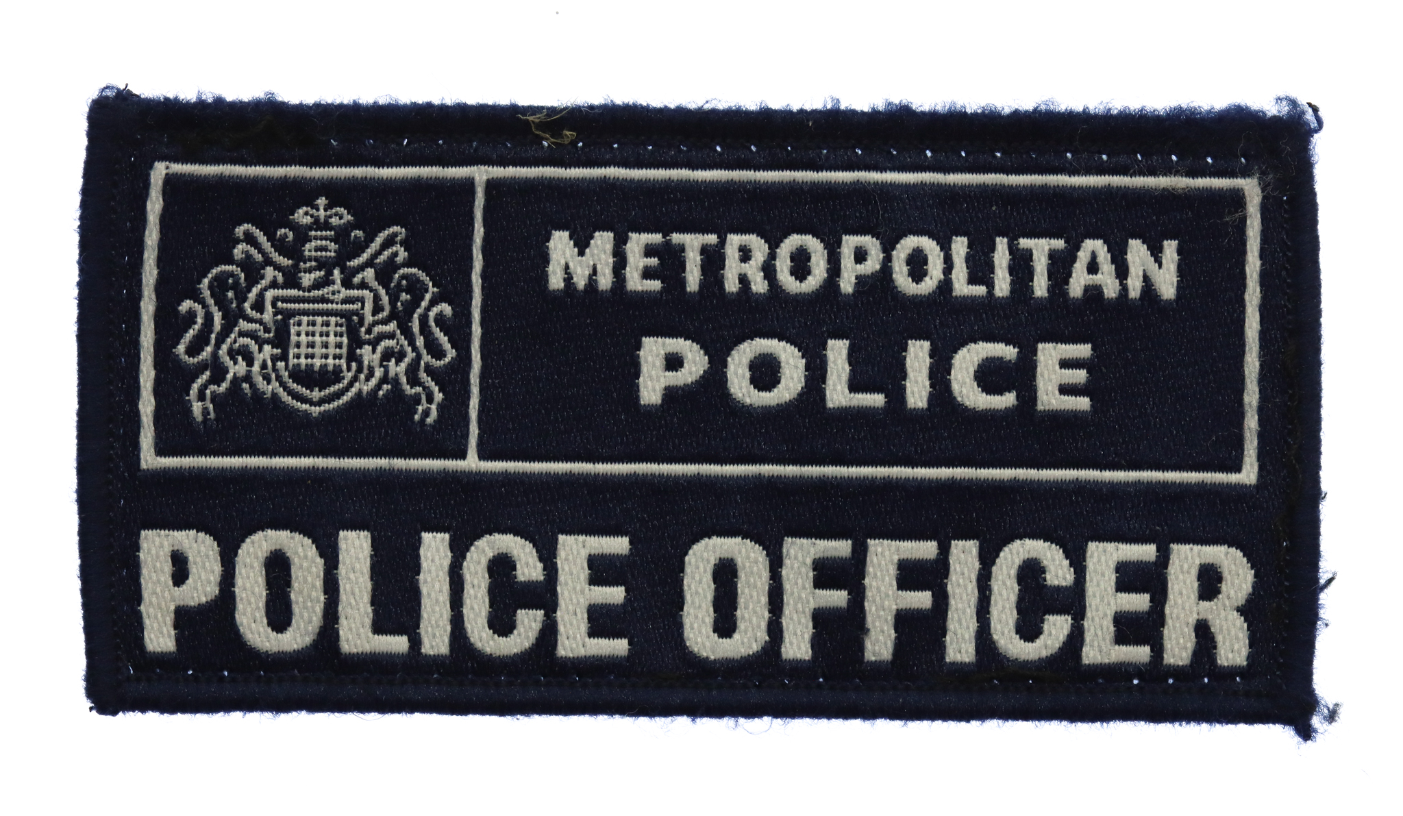 Metropolitan Police Officer Cloth Patch Badge (Blue)
