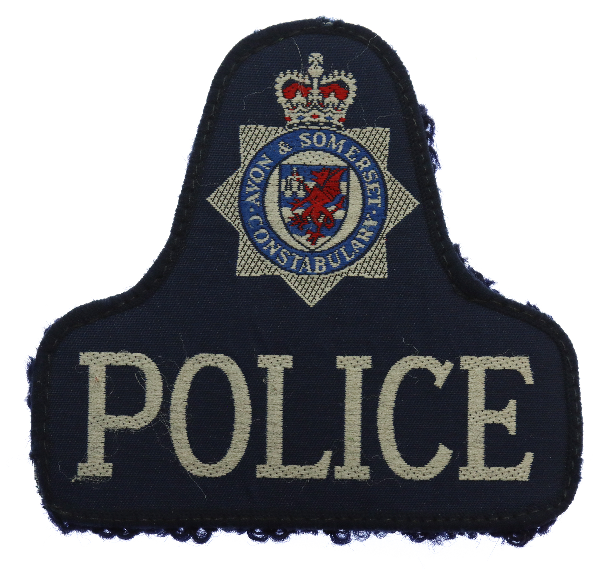 Avon & Somerset Constabulary Police Cloth Bell Patch Badge