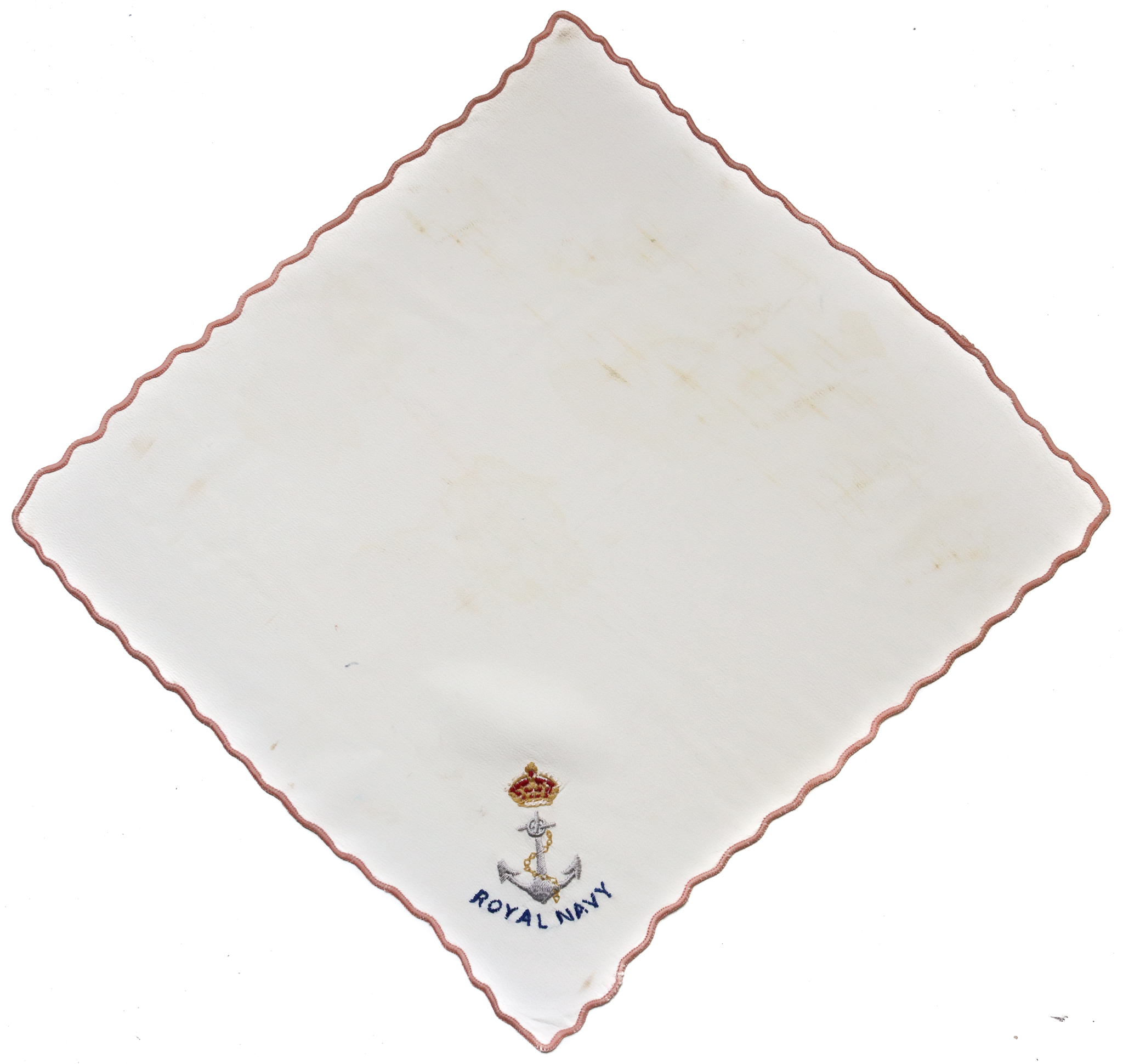 Royal Navy Silk Embroidered Handkerchief 