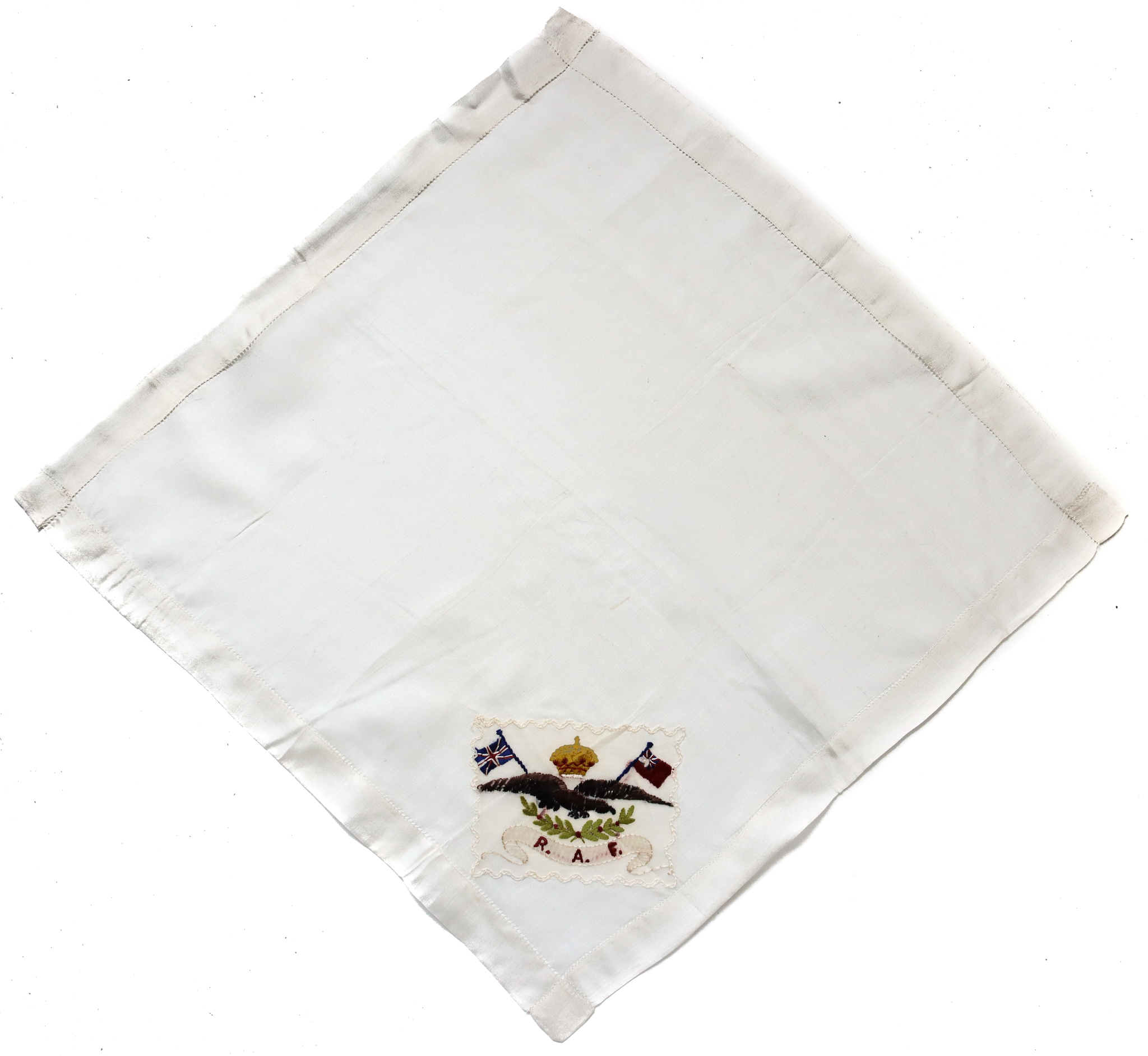 Royal Air Force (R.A.F.) Silk Embroidered Handkerchief 