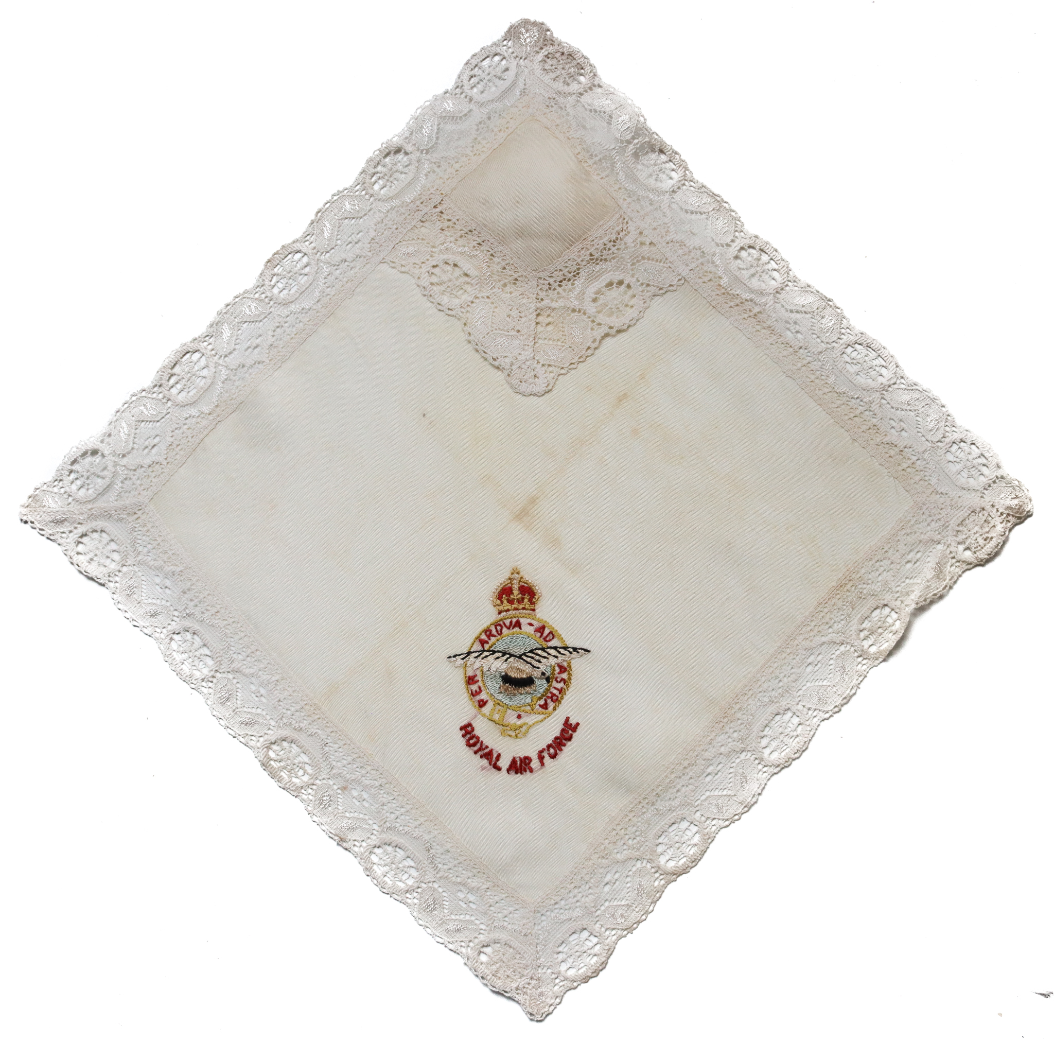 Royal Air Force (R.A.F.) Silk Embroidered Handkerchief