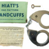 Hiatts 1960 Pattern Police Handcuffs with Key in Original Box 