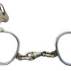 Hiatt Best Warranted Wrought "Darby" Style Police Handcuffs with Key 