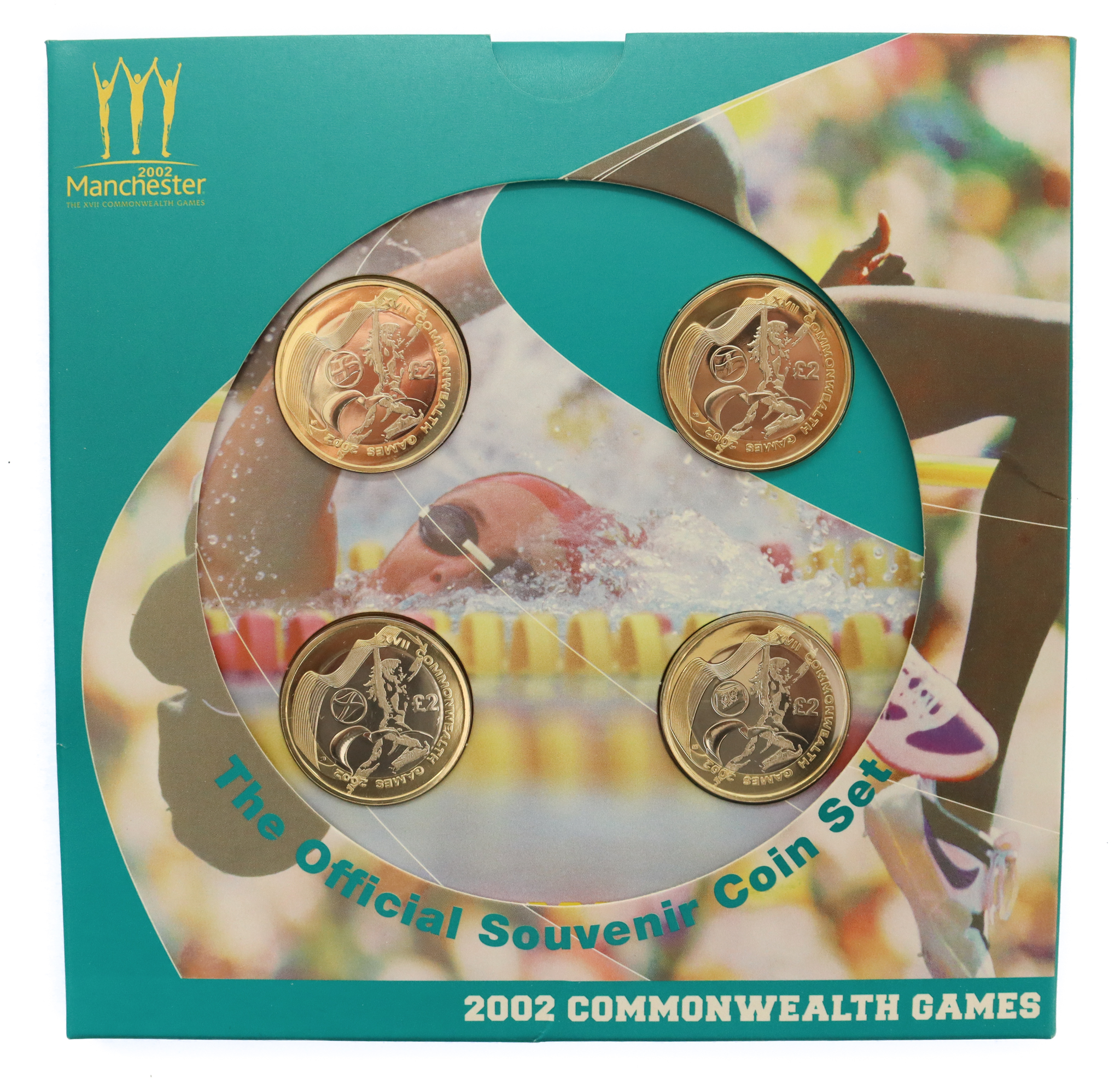 Royal Mint 2002 Commonwealth Games Official Souvenir Coin Two Pound / £2 Set 
