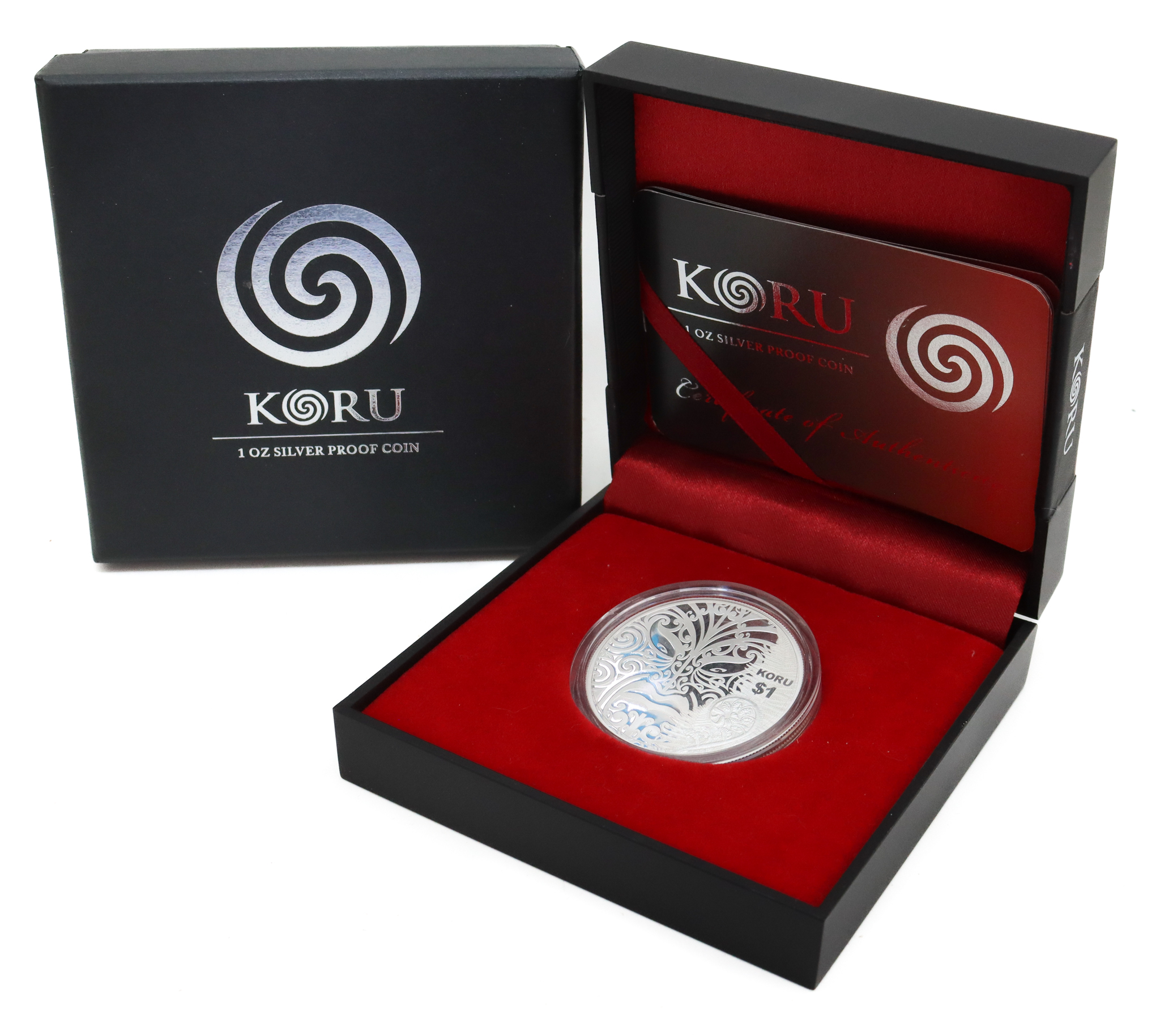 Reserve Bank of New Zealand 2013 Koru 1oz Silver Proof Coin 
