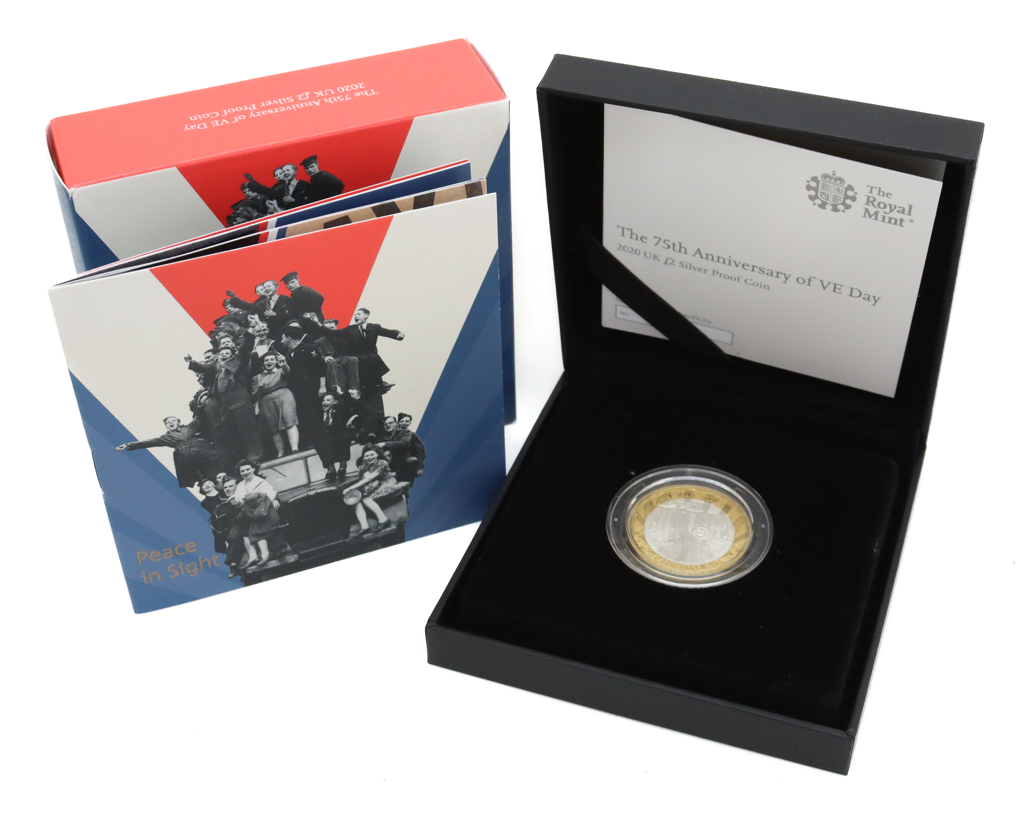 Royal Mint 2020 75th Anniversary of VE Day £2 Silver Proof Coin 