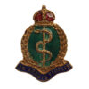 Royal Army Medical Corps (R.A.M.C.) Enamelled Sweetheart Brooch - King's Crown