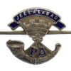 Somerset Light Infantry Sterling Silver & Enamel Sweetheart Brooch/Tie Pin