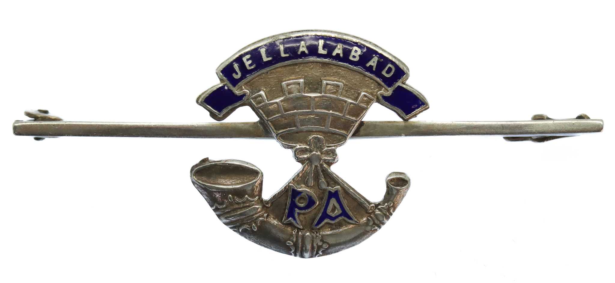 Somerset Light Infantry Sterling Silver & Enamel Sweetheart Brooch/Tie Pin
