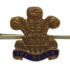 Welch Regiment Brass & Enamel Sweetheart Brooch/Tie Pin