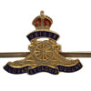 Royal Artillery 9ct Gold & Enamel Sweetheart Brooch/Tie Pin - King's Crown