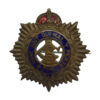 WW1 Army Service Corps (A.S.C.) Brass & Enamel Shield Sweetheart Brooch