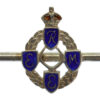Royal Electrical & Mechanical Engineers (R.E.M.E.) Silver & Enamel Sweetheart Brooch/Tie Pin